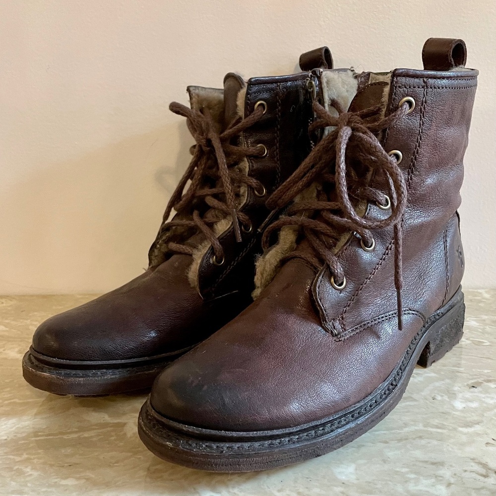 Frye Valerie shearling lined boots, 6.5